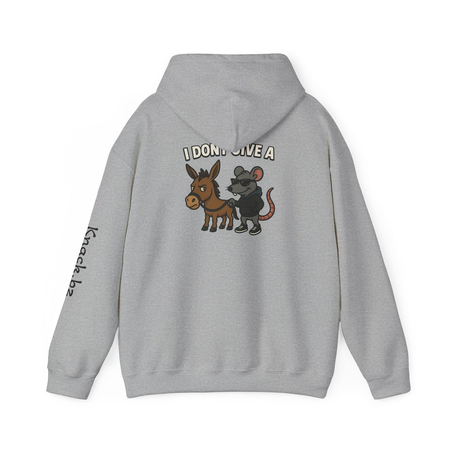 Funny Unisex Hoodie I Don't give a rats ass