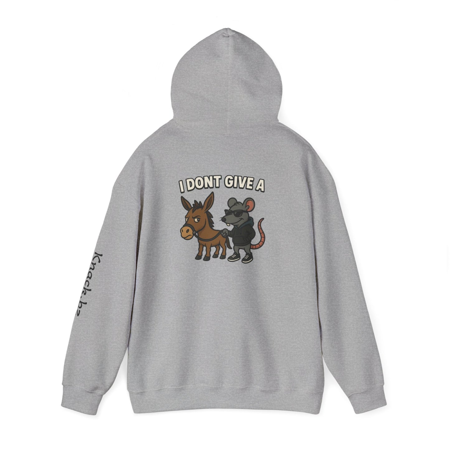 Funny Unisex Hoodie I Don't give a rats ass