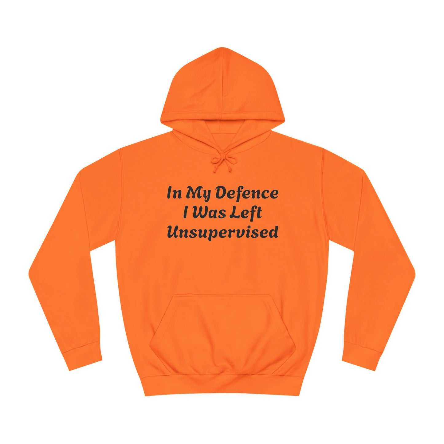 In my Defence I was left Unsupervised Unisex Hoodie