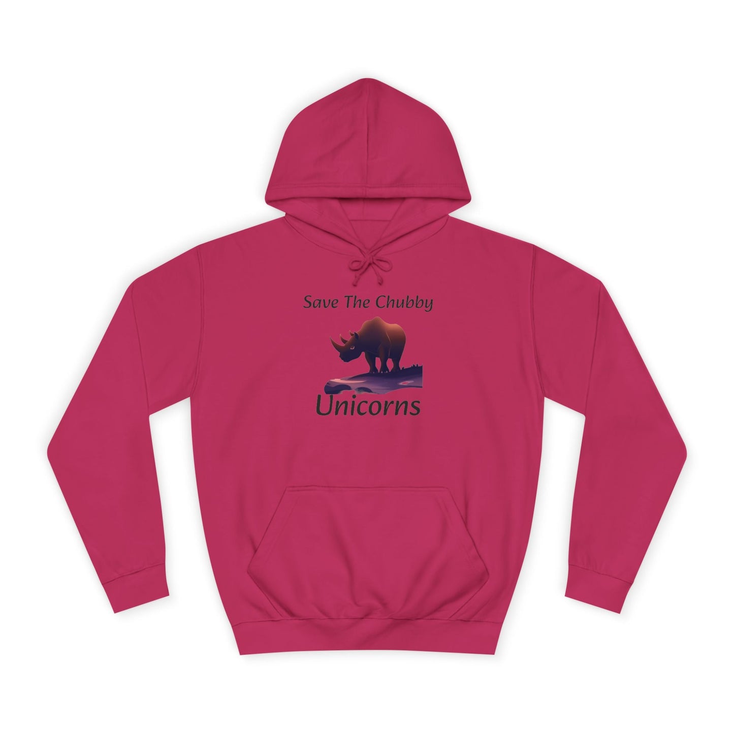 Save the Chubby Unicorns Fleece Lined Unisex Elite Hoodie