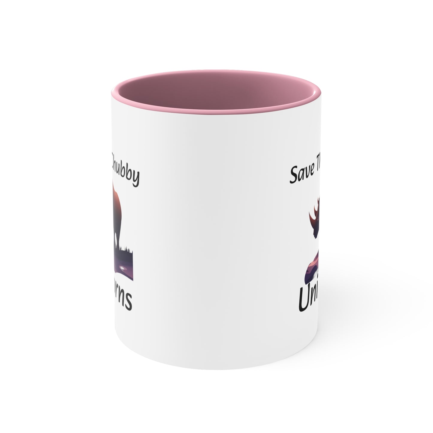 Save the Chubby Unicorns Accent Coffee Mug, 11oz - KNACK