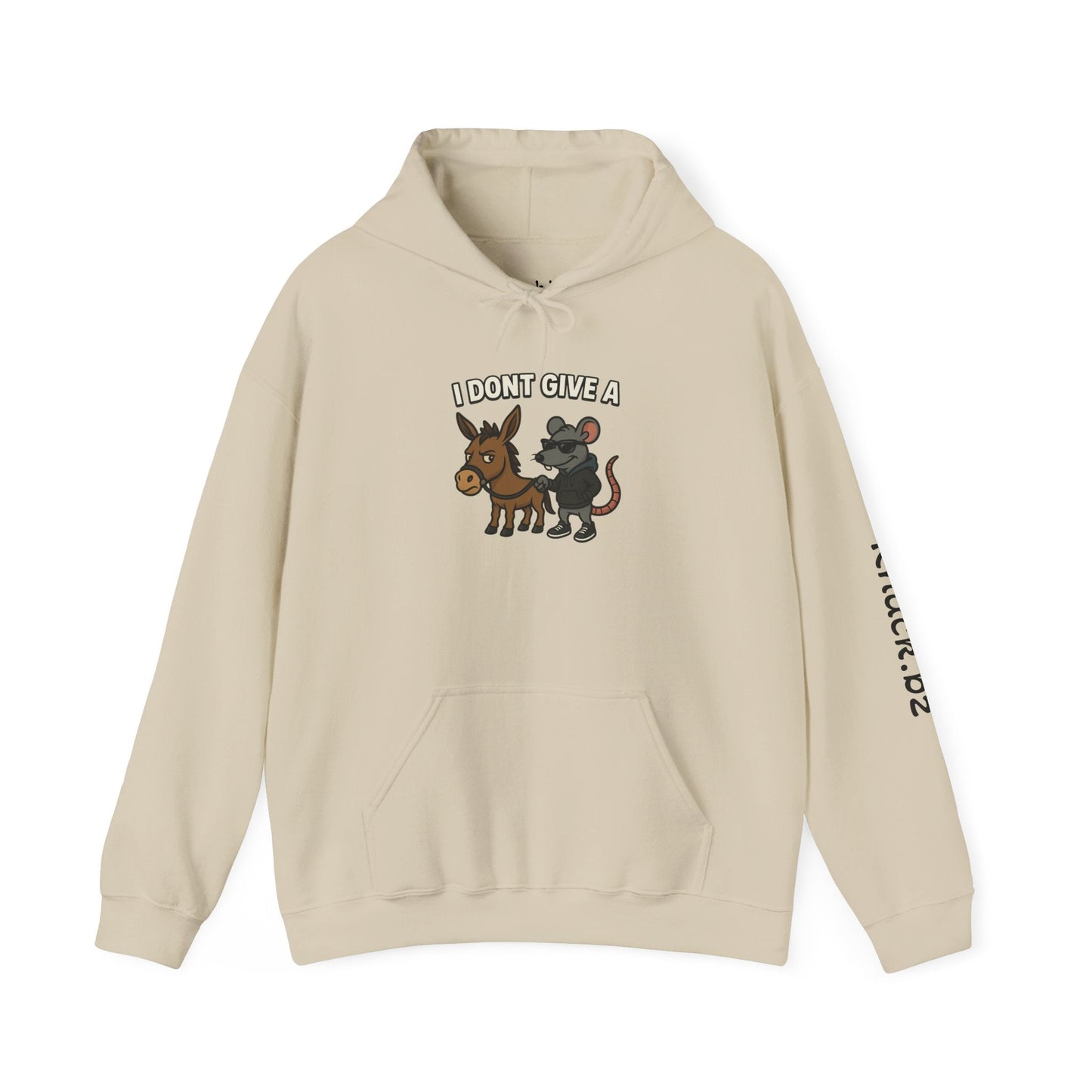 Funny Unisex Hoodie I Don't give a rats ass