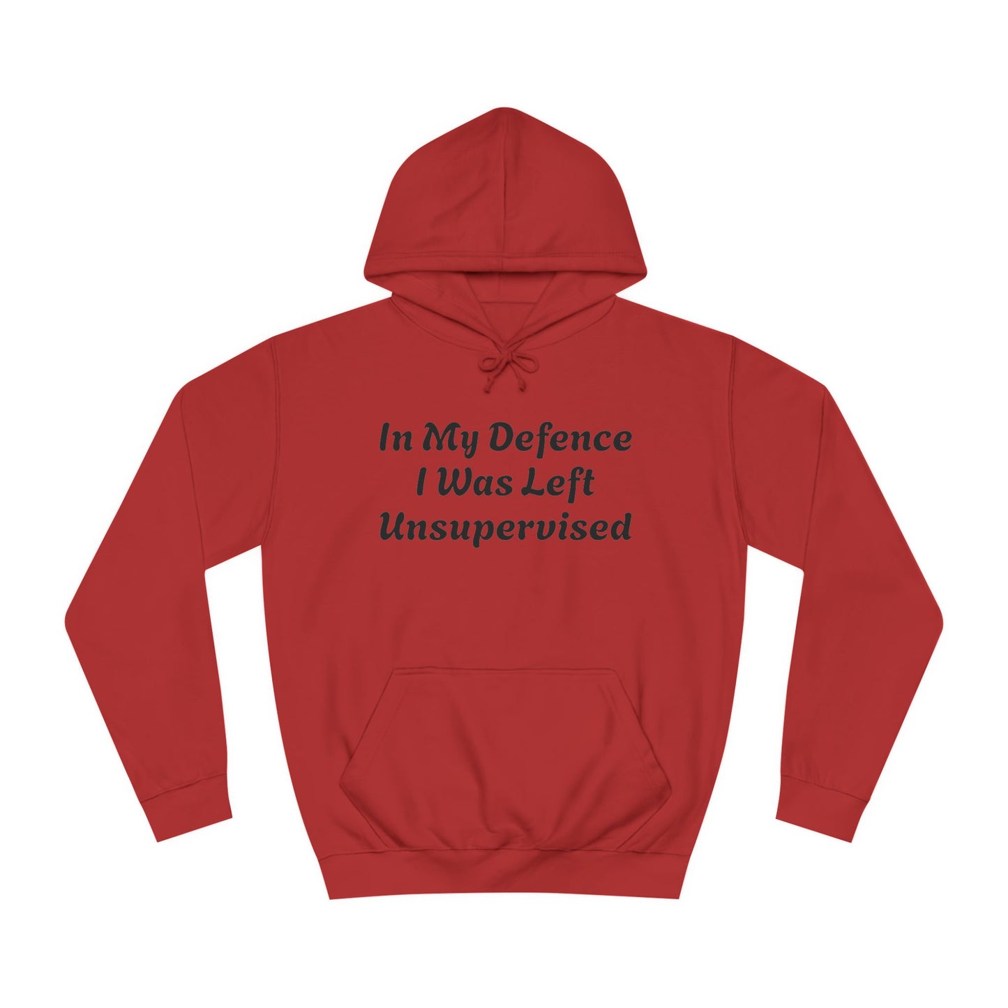 In my Defence I was left Unsupervised Unisex Hoodie