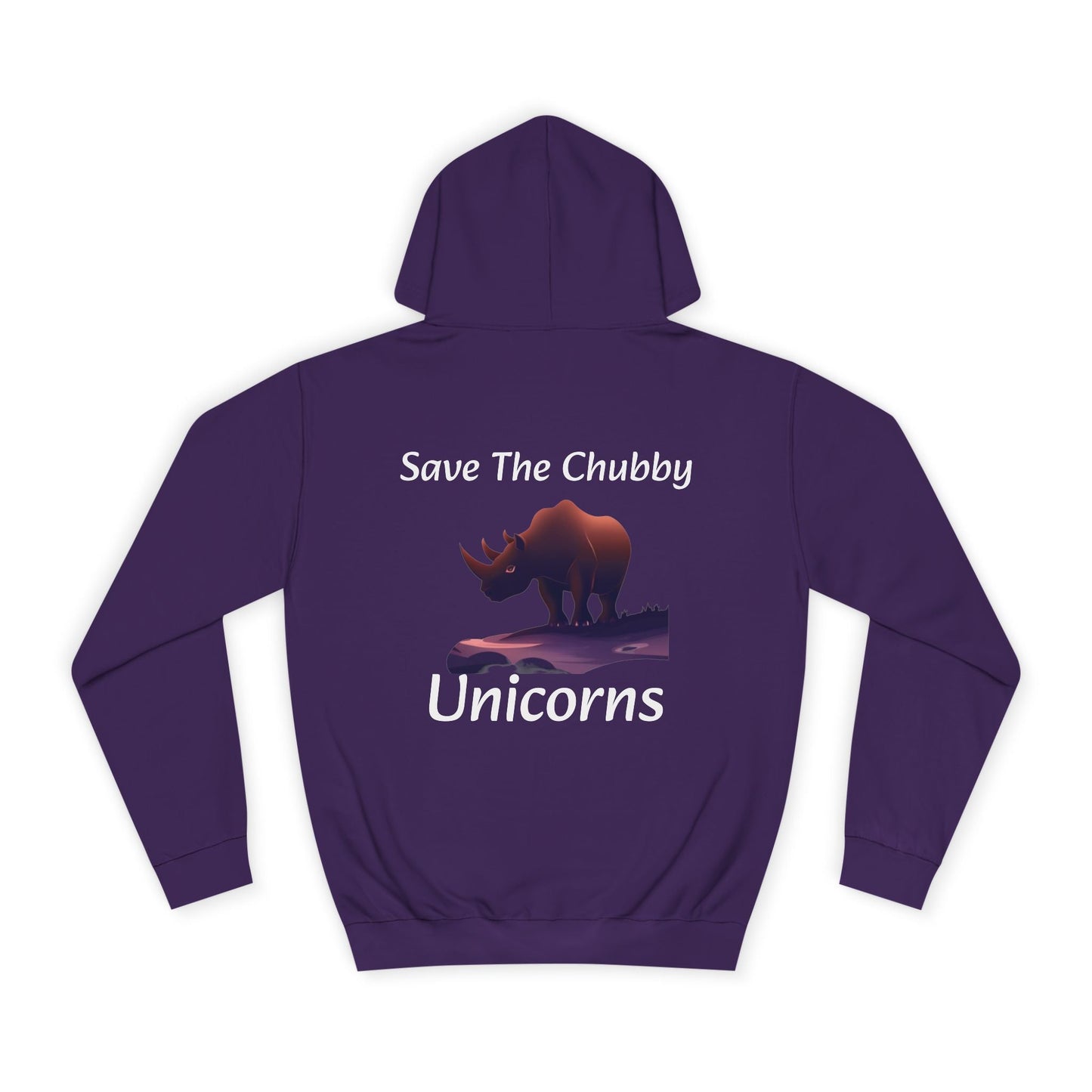 Save the Chubby Unicorns Fleece Lined Unisex Elite Hoodie