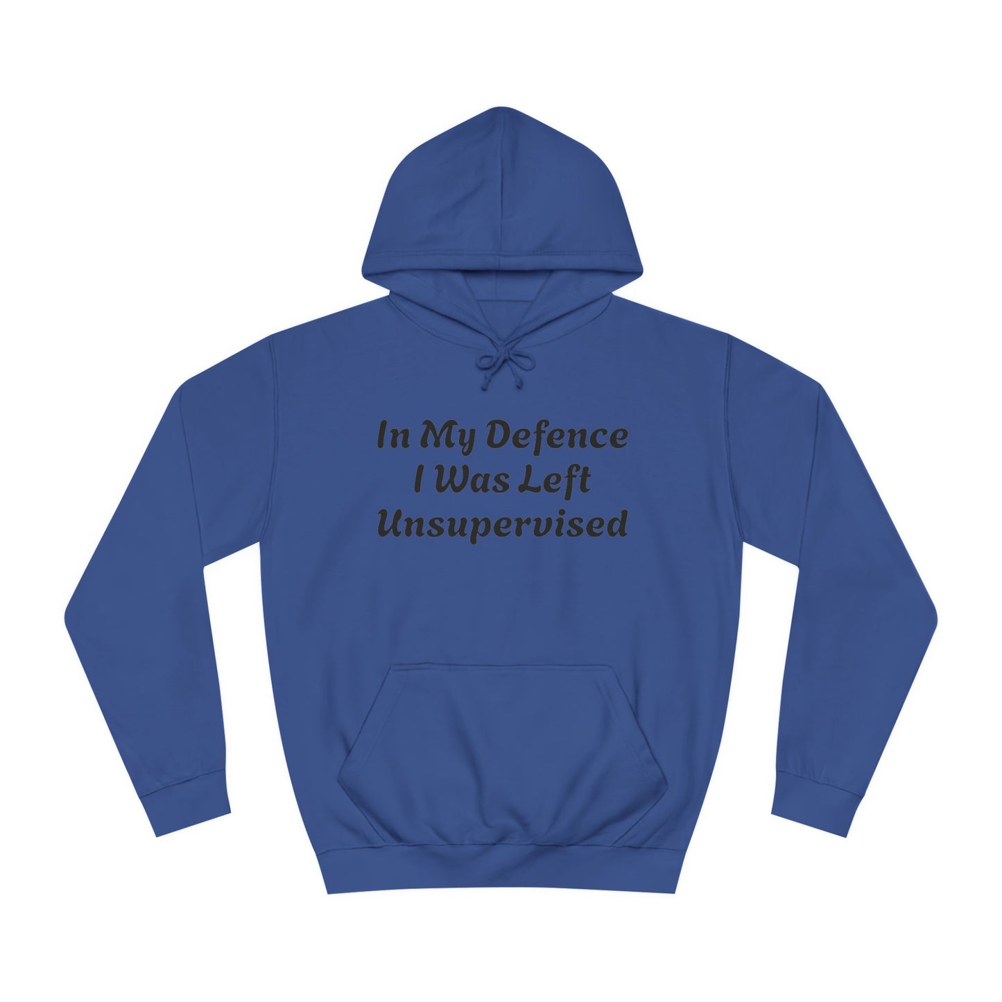 In my Defence I was left Unsupervised Unisex Hoodie