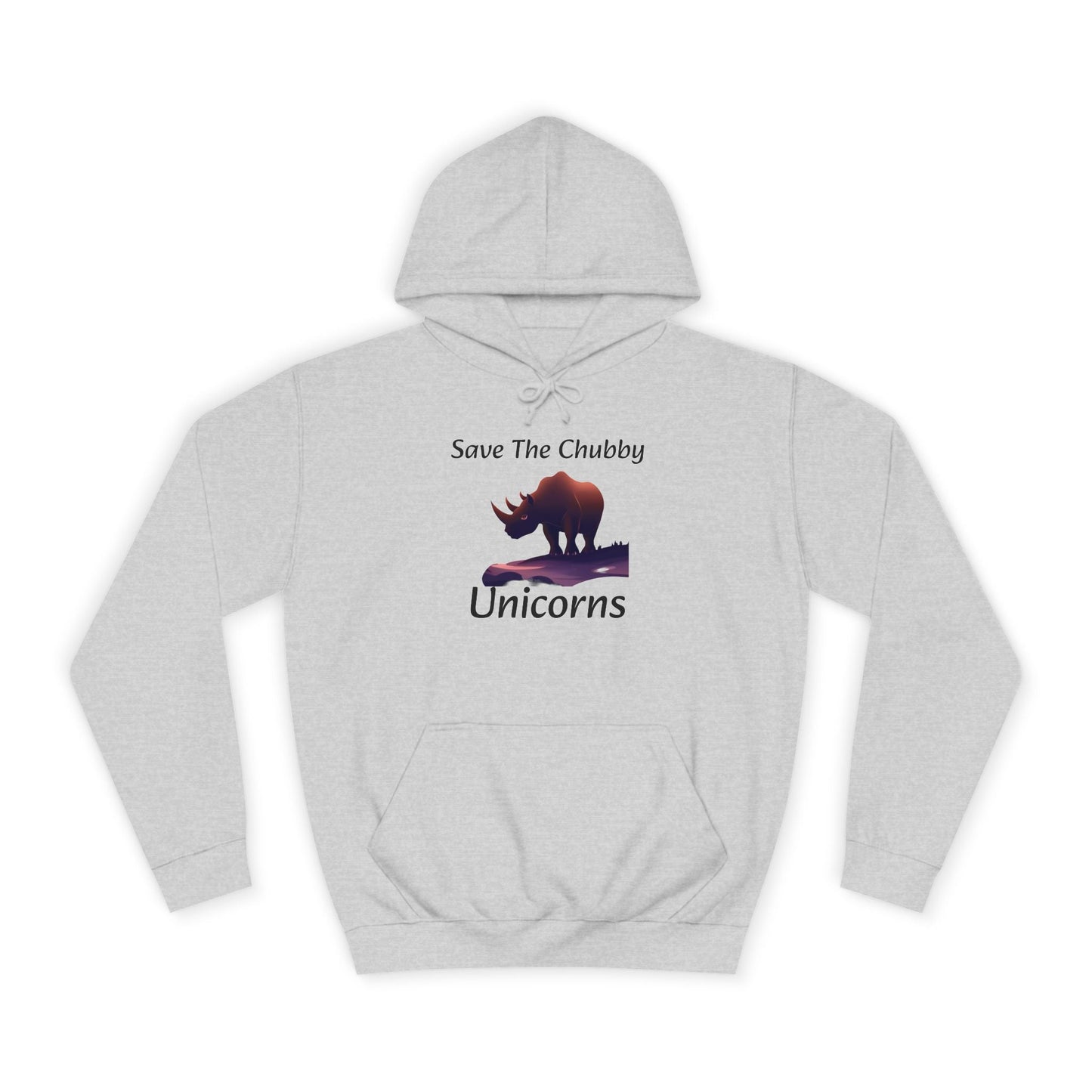 Save the Chubby Unicorns Fleece Lined Unisex Elite Hoodie