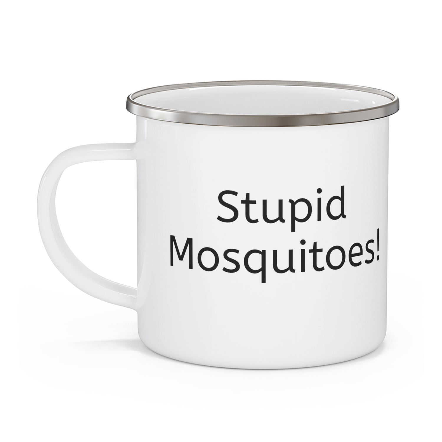 Stupid Mosquitoes Enamel Camping Mug - KNACK