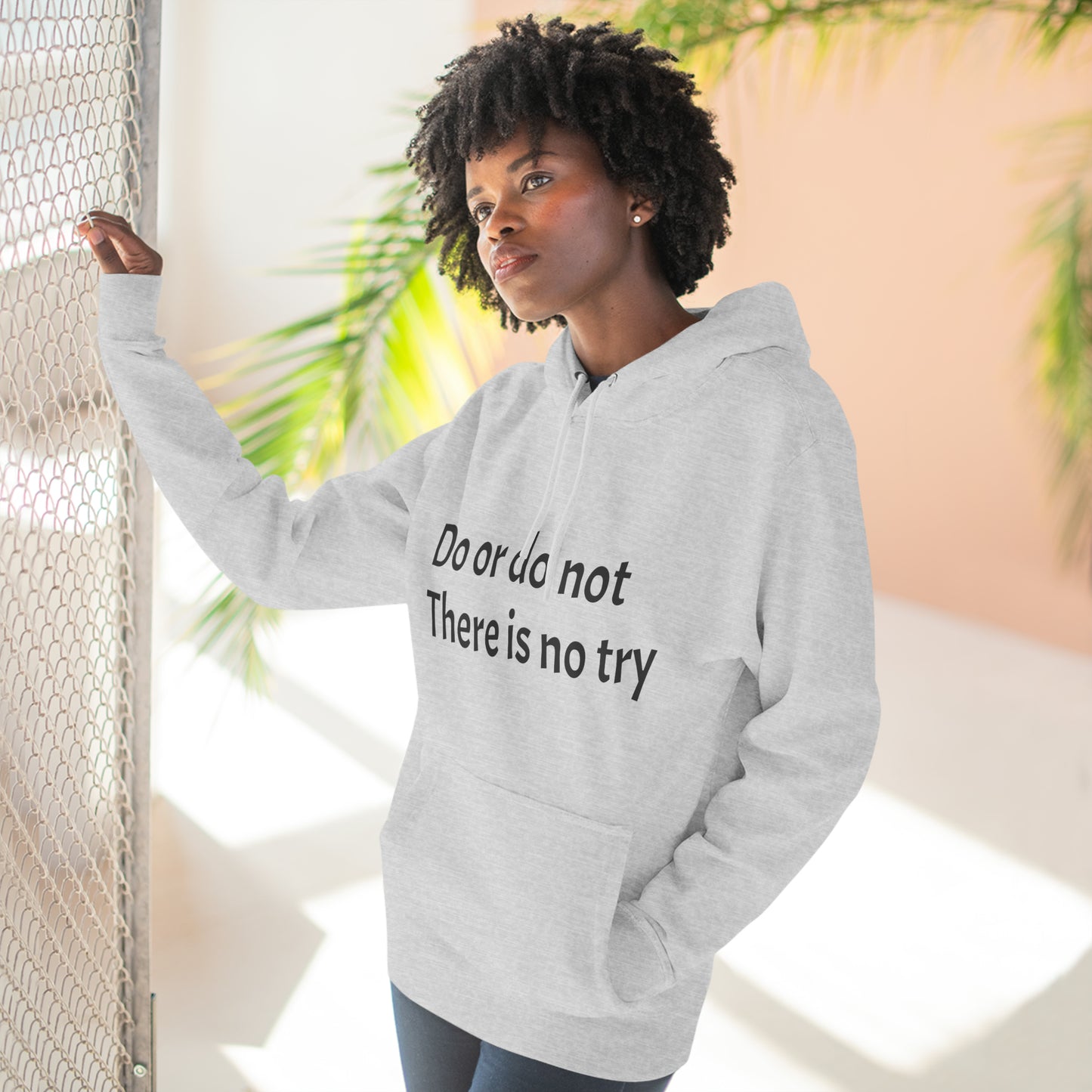 Do or do not there is no try Fleece Unisex Elite Hoodie - KNACK