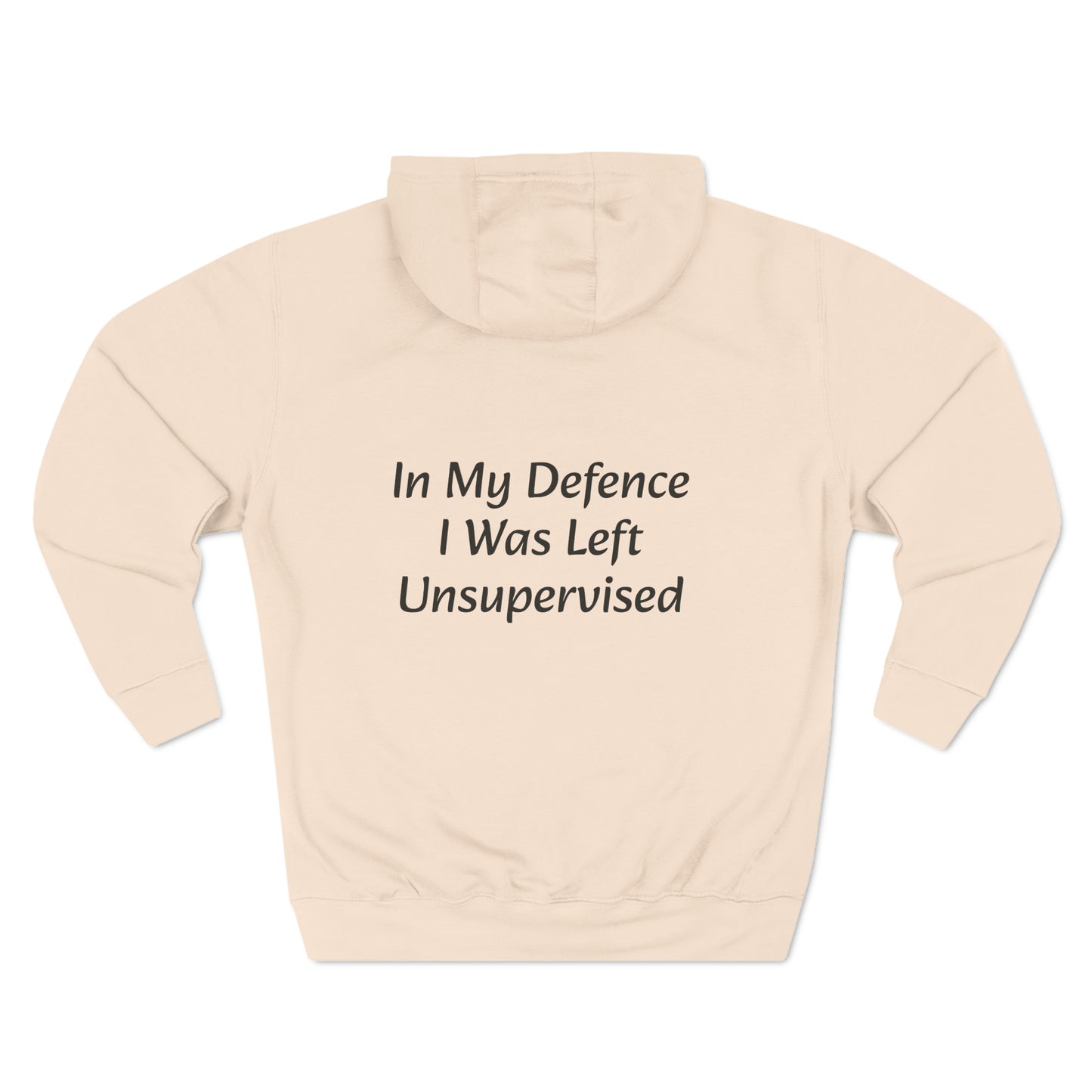 In My Defence i  Was left unsupervised  Fleece Unisex Elite Hoodie - KNACK