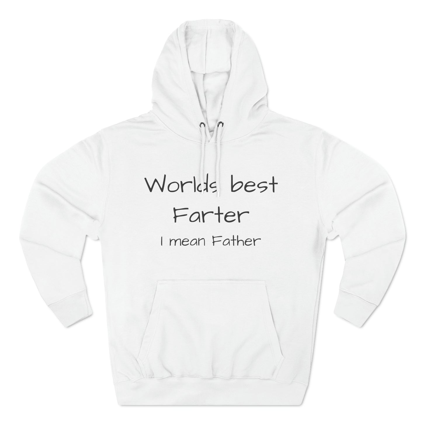 Worlds best farter Three-Panel Fleece Unisex Elite Hoodie - KNACK