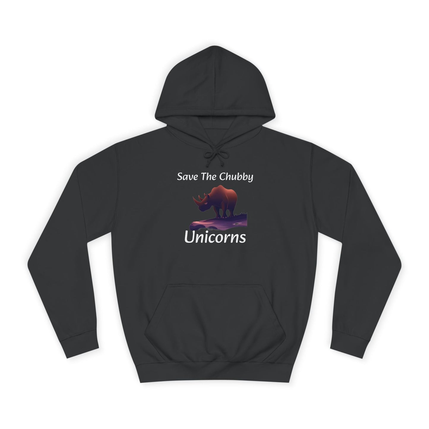 Save the Chubby Unicorns Fleece Lined Unisex Elite Hoodie