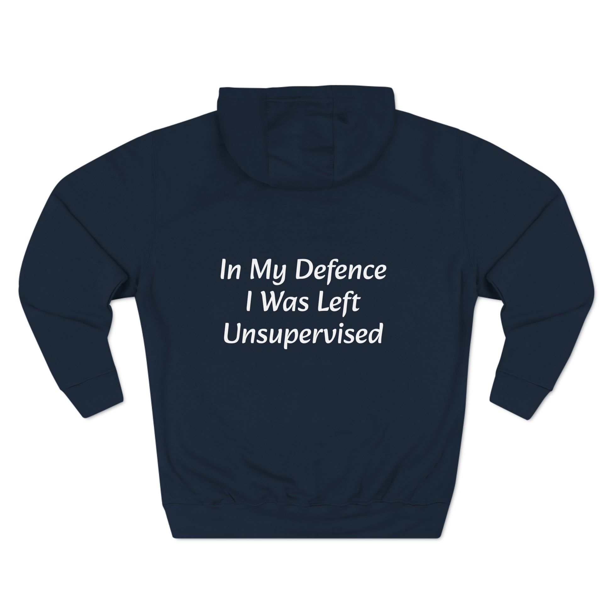 In My Defence i  Was left unsupervised  Fleece Unisex Elite Hoodie - KNACK