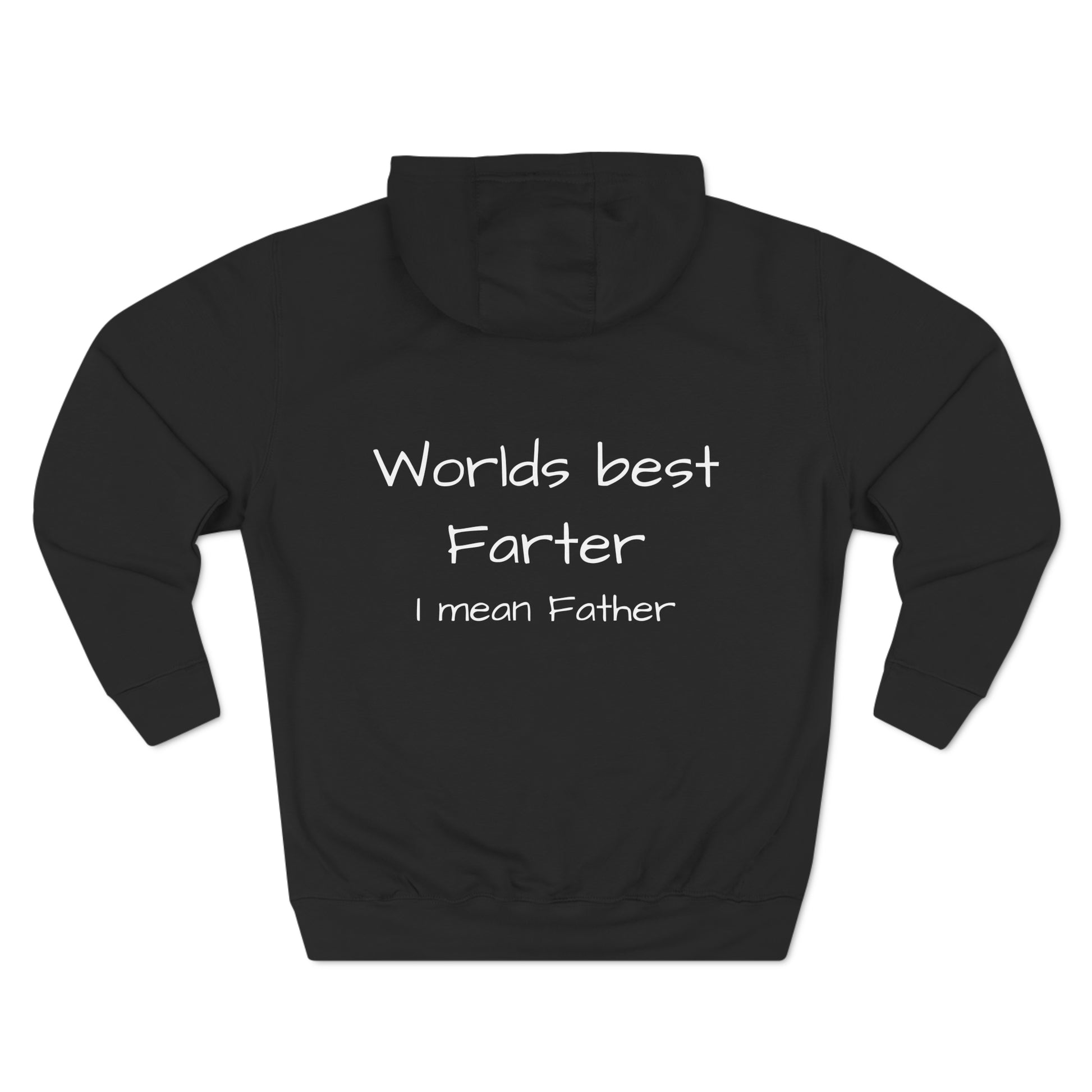 Worlds best farter Three-Panel Fleece Unisex Elite Hoodie - KNACK