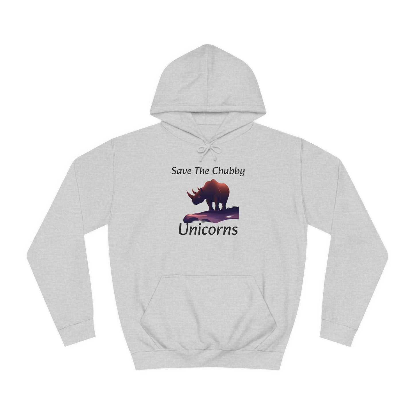 Save the Chubby Unicorns Fleece Lined Unisex Elite Hoodie