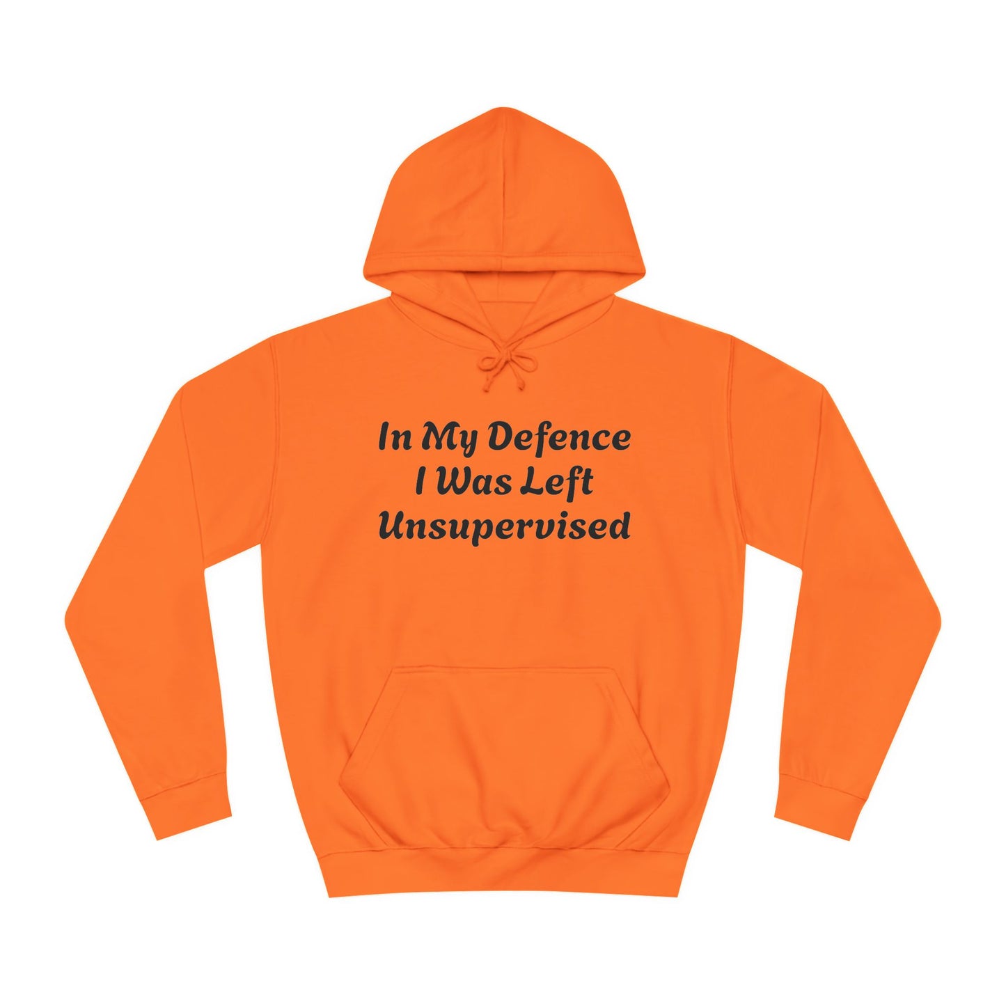 In my Defence I was left Unsupervised Unisex Hoodie