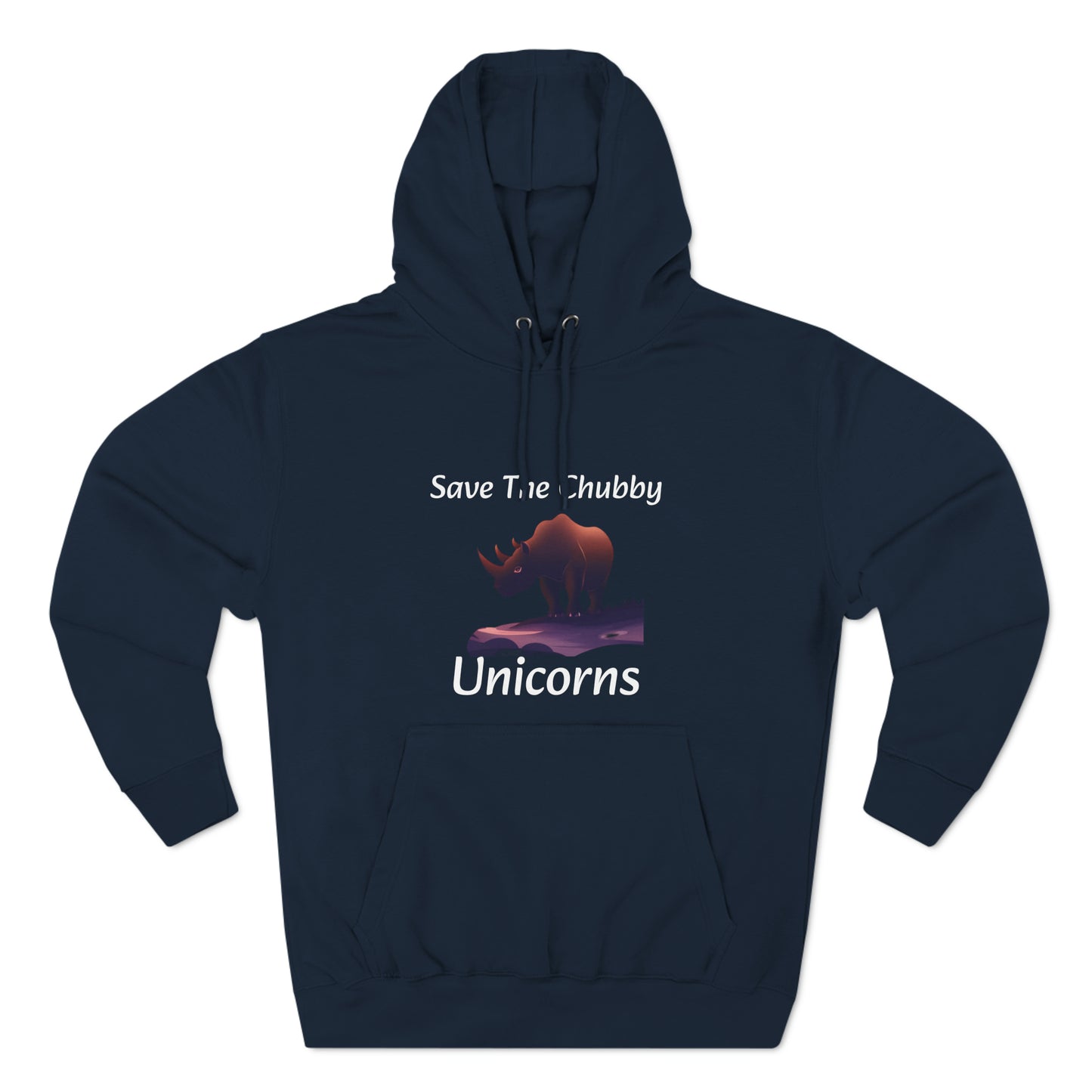 Save the Chubby Unicorns Fleece Lined Unisex Elite Hoodie - KNACK