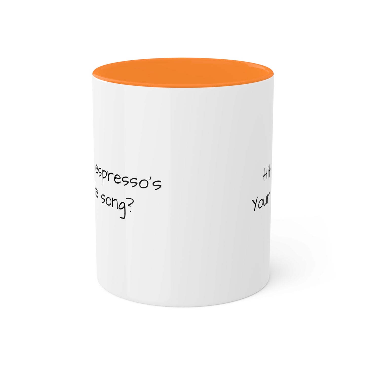 What's an espresso's favorite song? Colorful Mugs, 11oz - KNACK