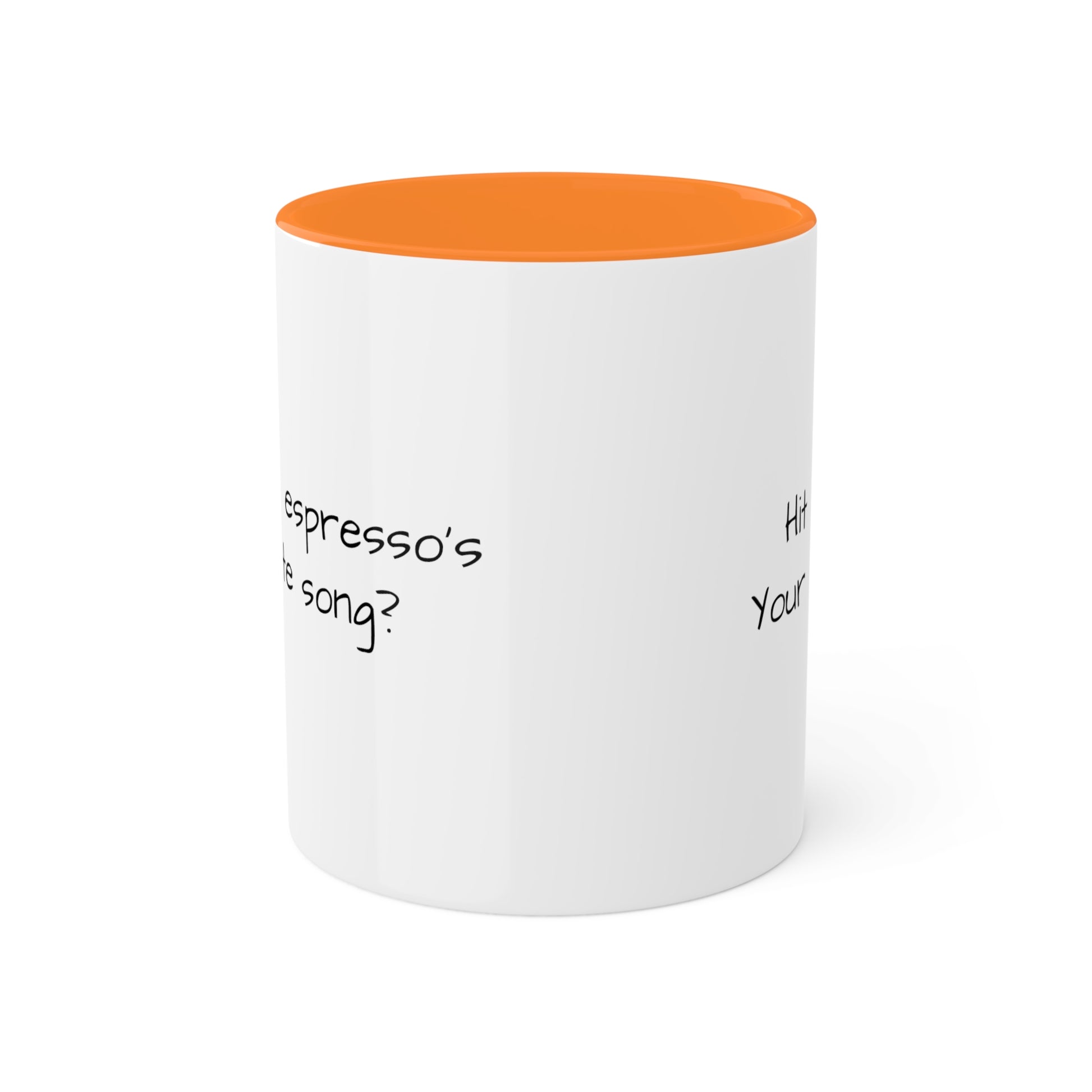 What's an espresso's favorite song? Colorful Mugs, 11oz - KNACK