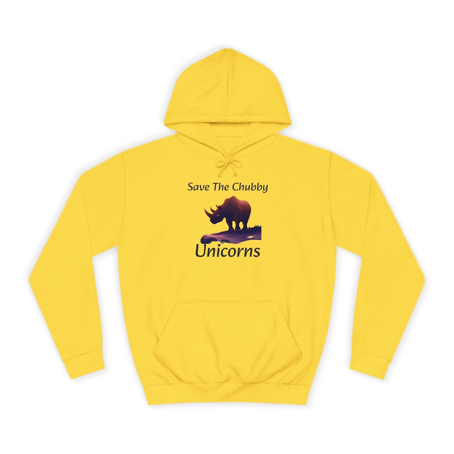 Save the Chubby Unicorns Fleece Lined Unisex Elite Hoodie