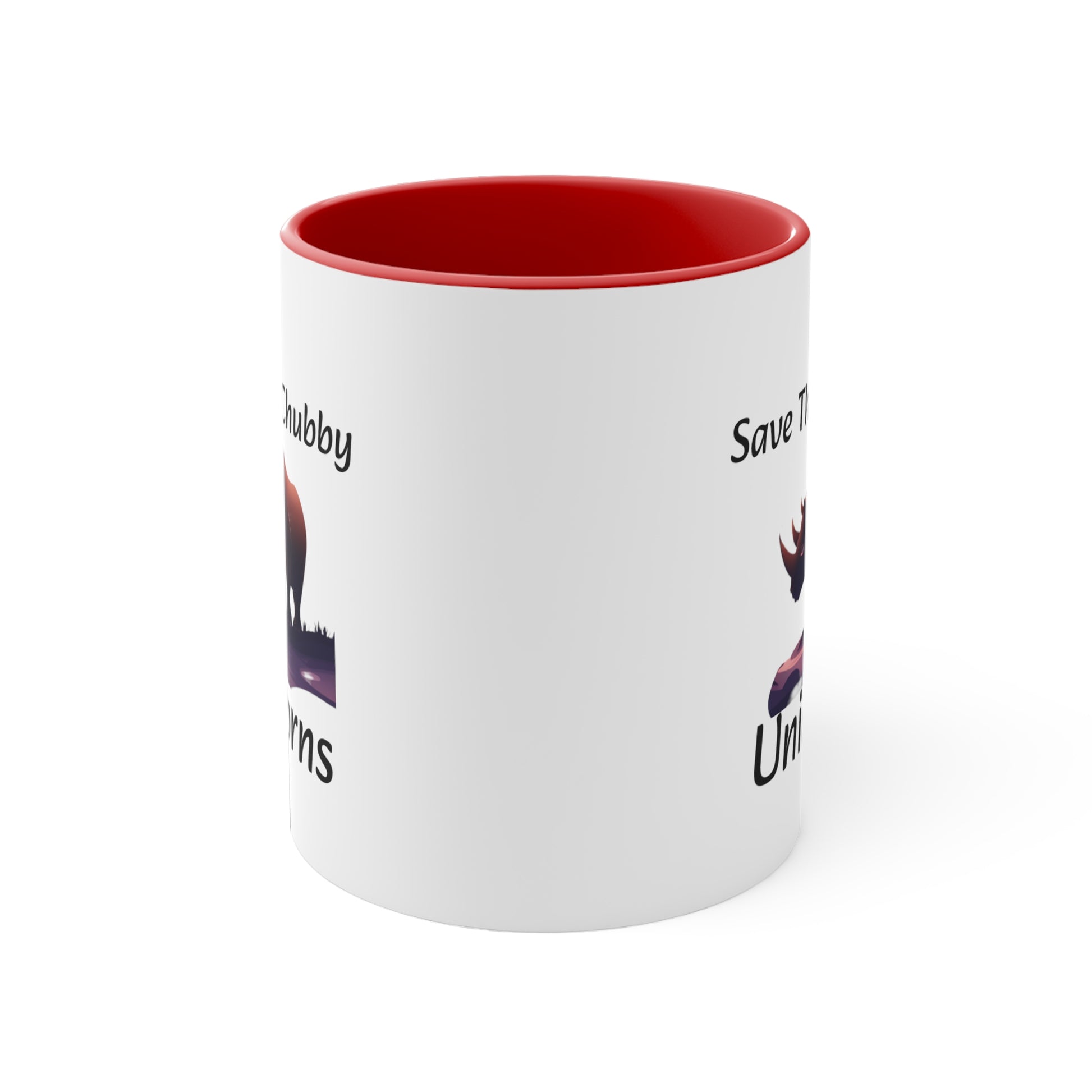 Save the Chubby Unicorns Accent Coffee Mug, 11oz - KNACK