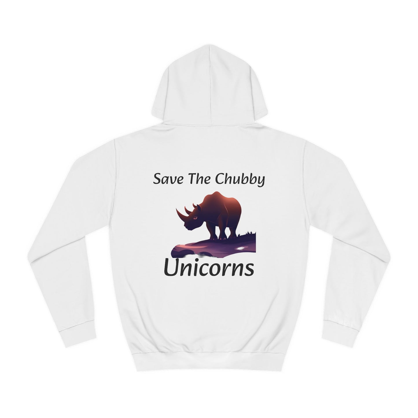 Save the Chubby Unicorns Fleece Lined Unisex Elite Hoodie