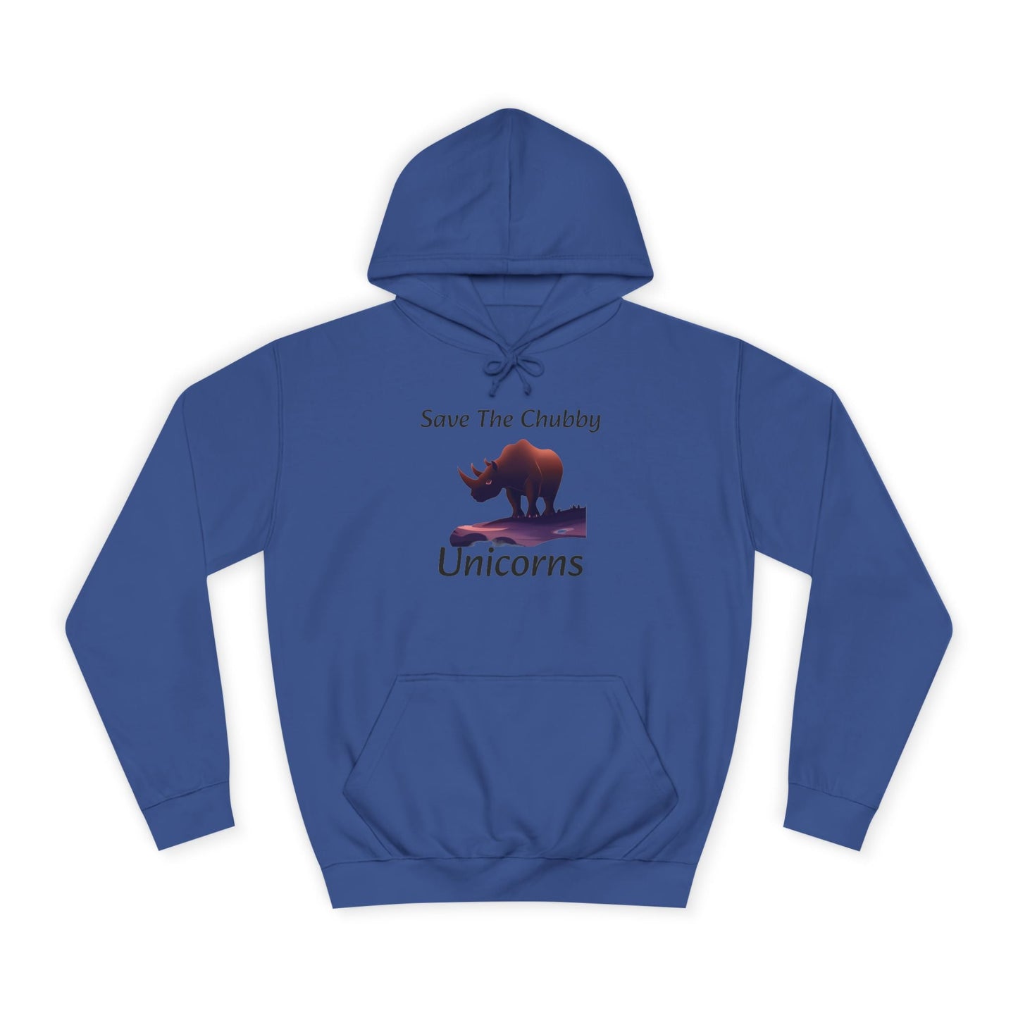 Save the Chubby Unicorns Fleece Lined Unisex Elite Hoodie