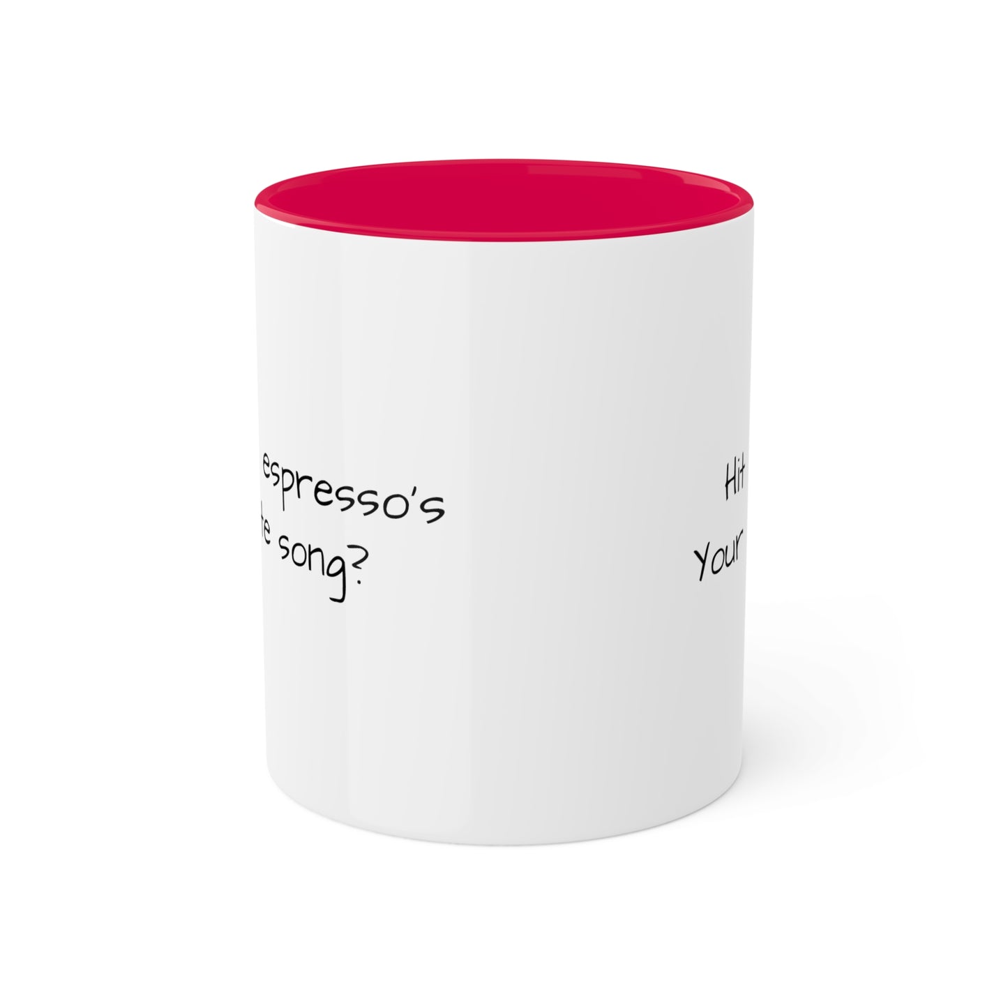 What's an espresso's favorite song? Colorful Mugs, 11oz - KNACK