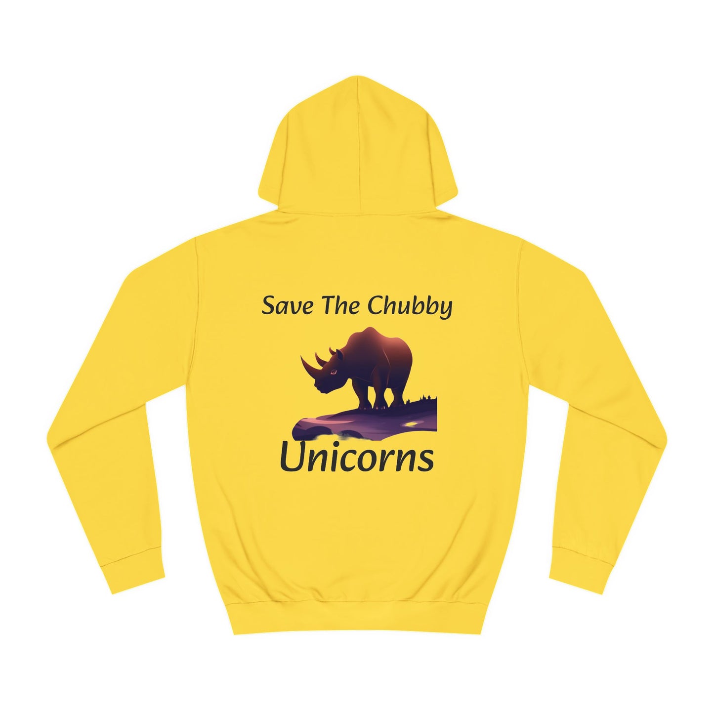 Save the Chubby Unicorns Fleece Lined Unisex Elite Hoodie