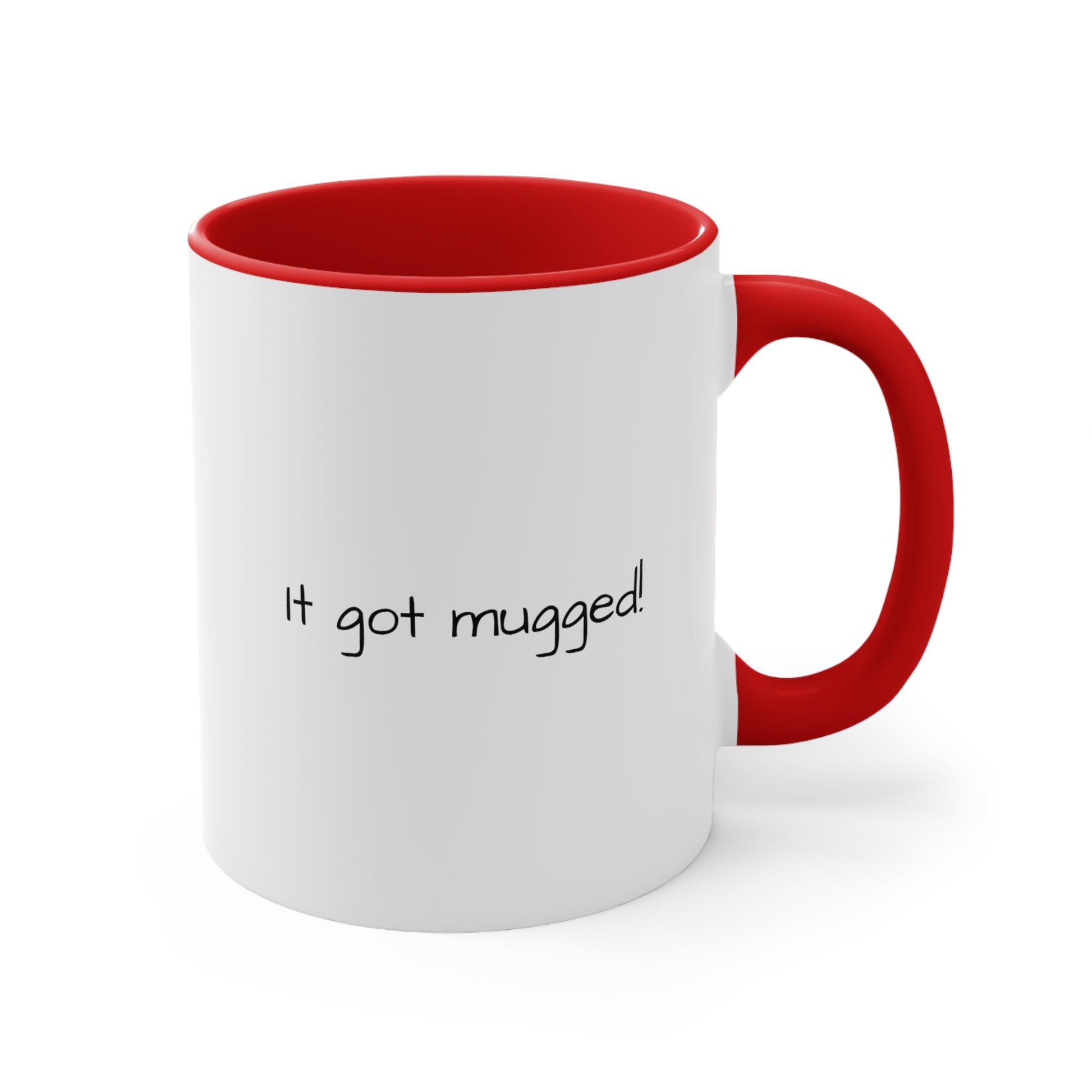 It got Mugged Accent Coffee Mug, 11oz - KNACK