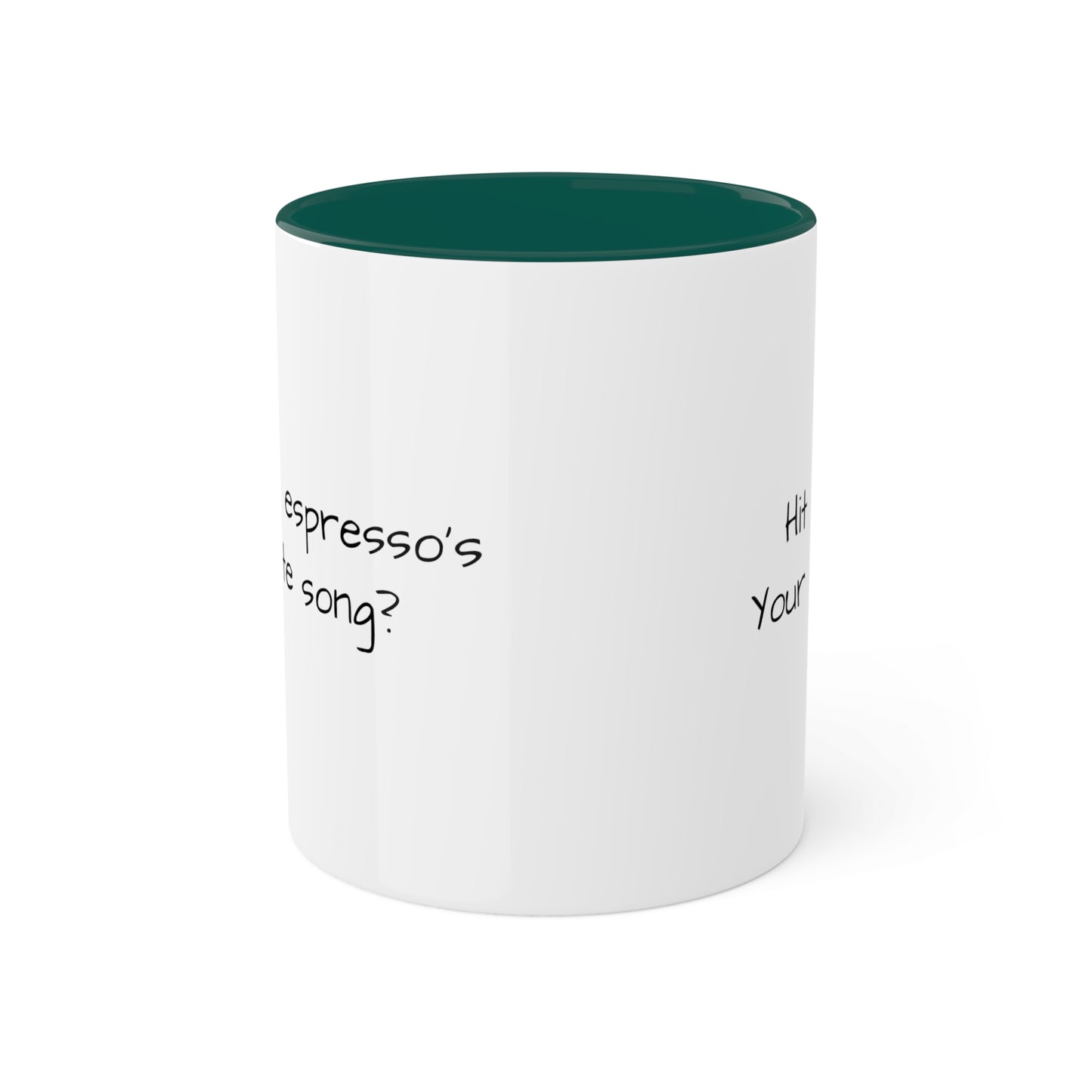What's an espresso's favorite song? Colorful Mugs, 11oz - KNACK