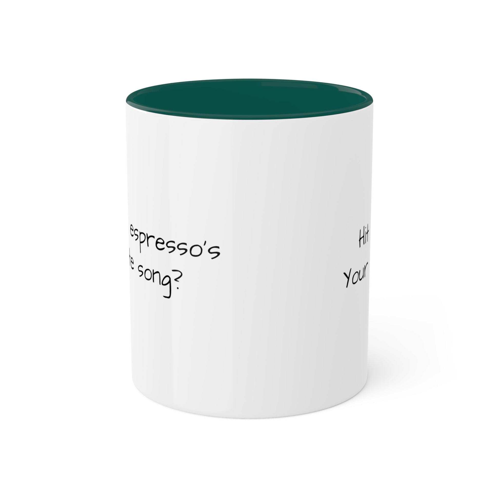 What's an espresso's favorite song? Colorful Mugs, 11oz - KNACK