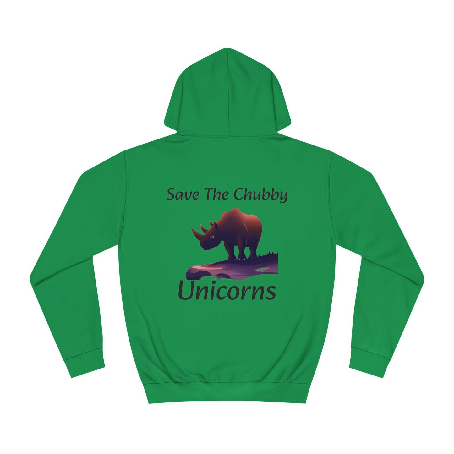 Save the Chubby Unicorns Fleece Lined Unisex Elite Hoodie