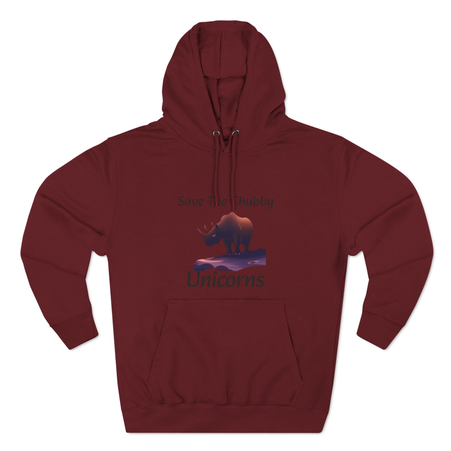 Save the Chubby Unicorns Fleece Lined Unisex Elite Hoodie - KNACK