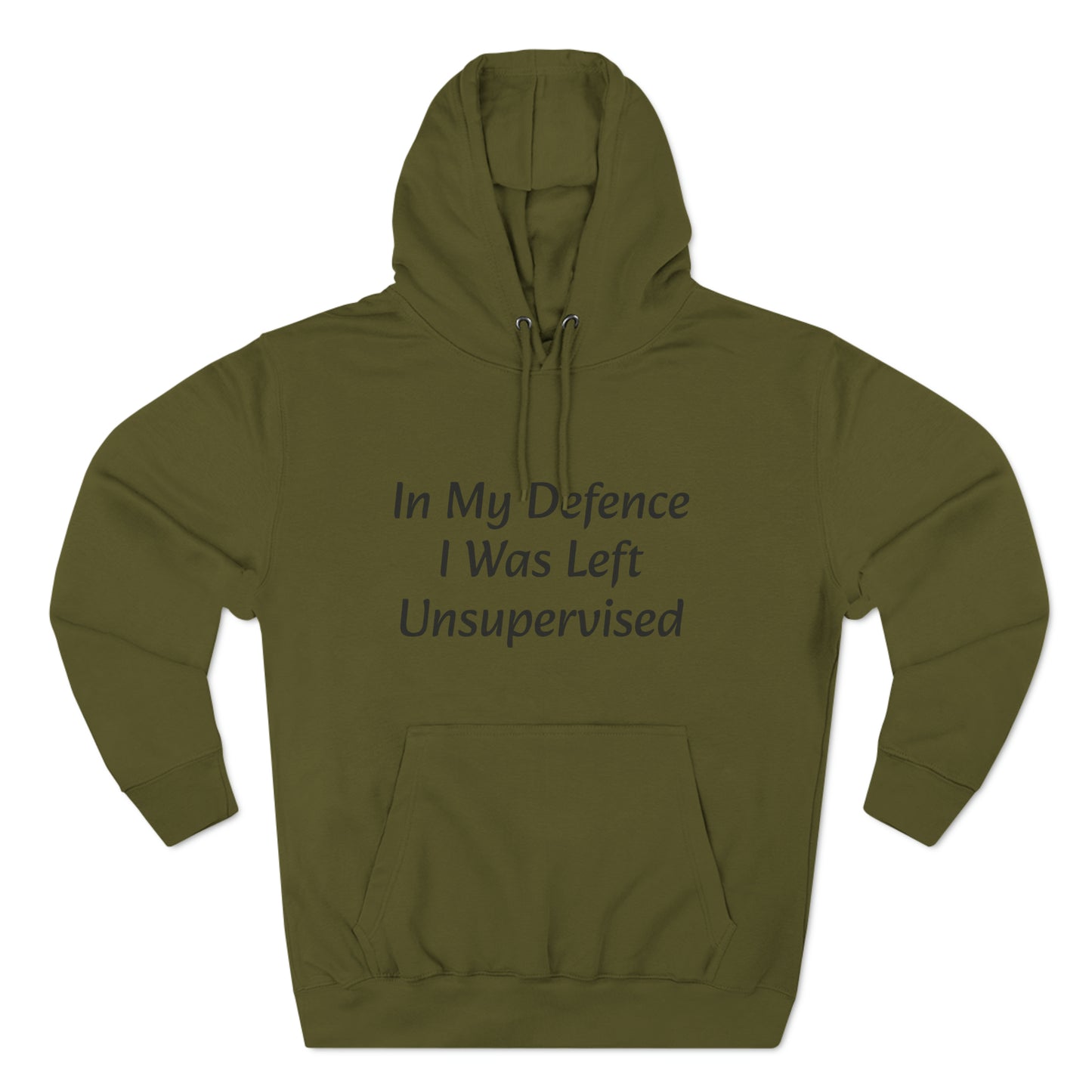 In My Defence i  Was left unsupervised  Fleece Unisex Elite Hoodie - KNACK