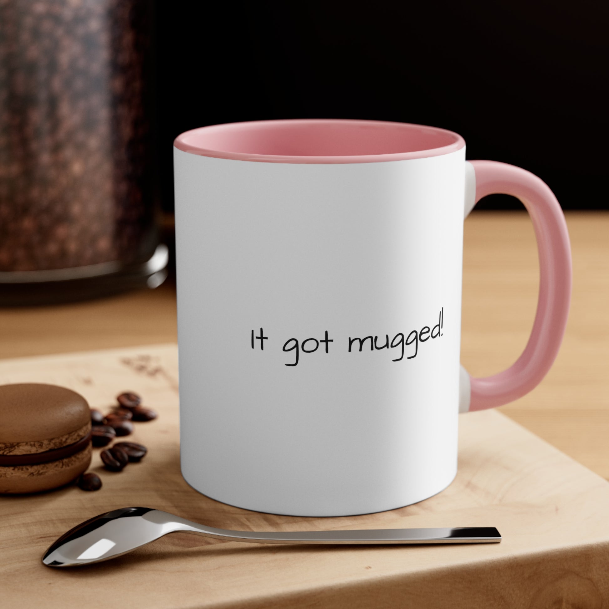 It got Mugged Accent Coffee Mug, 11oz - KNACK