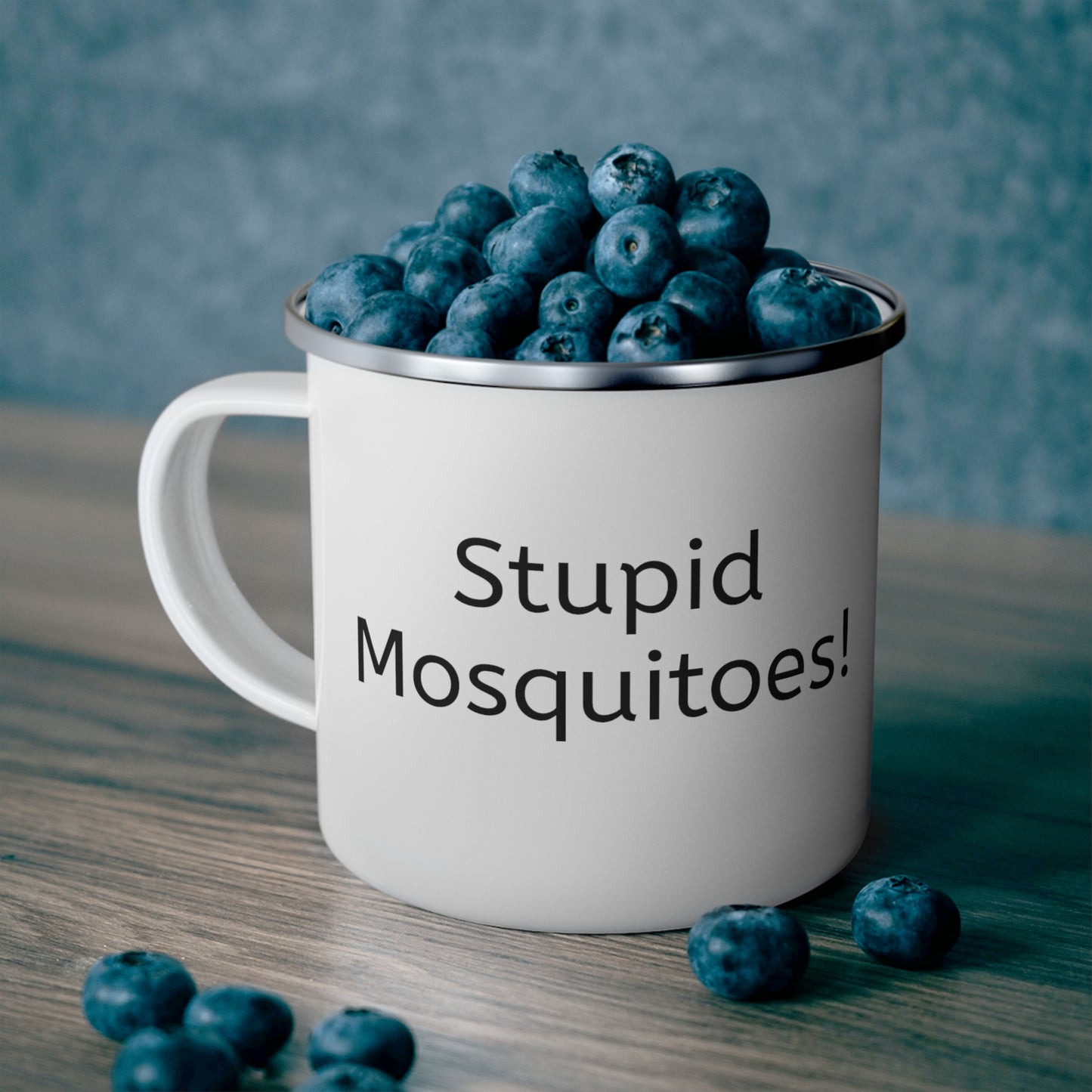 Stupid Mosquitoes Enamel Camping Mug - KNACK