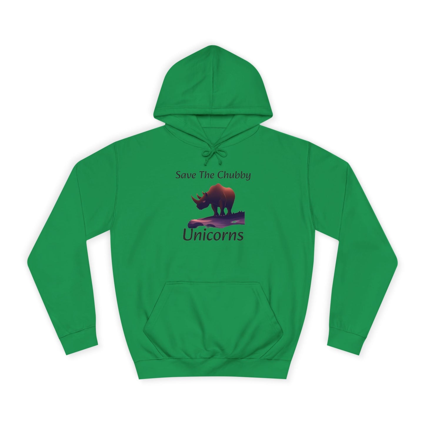 Save the Chubby Unicorns Fleece Lined Unisex Elite Hoodie