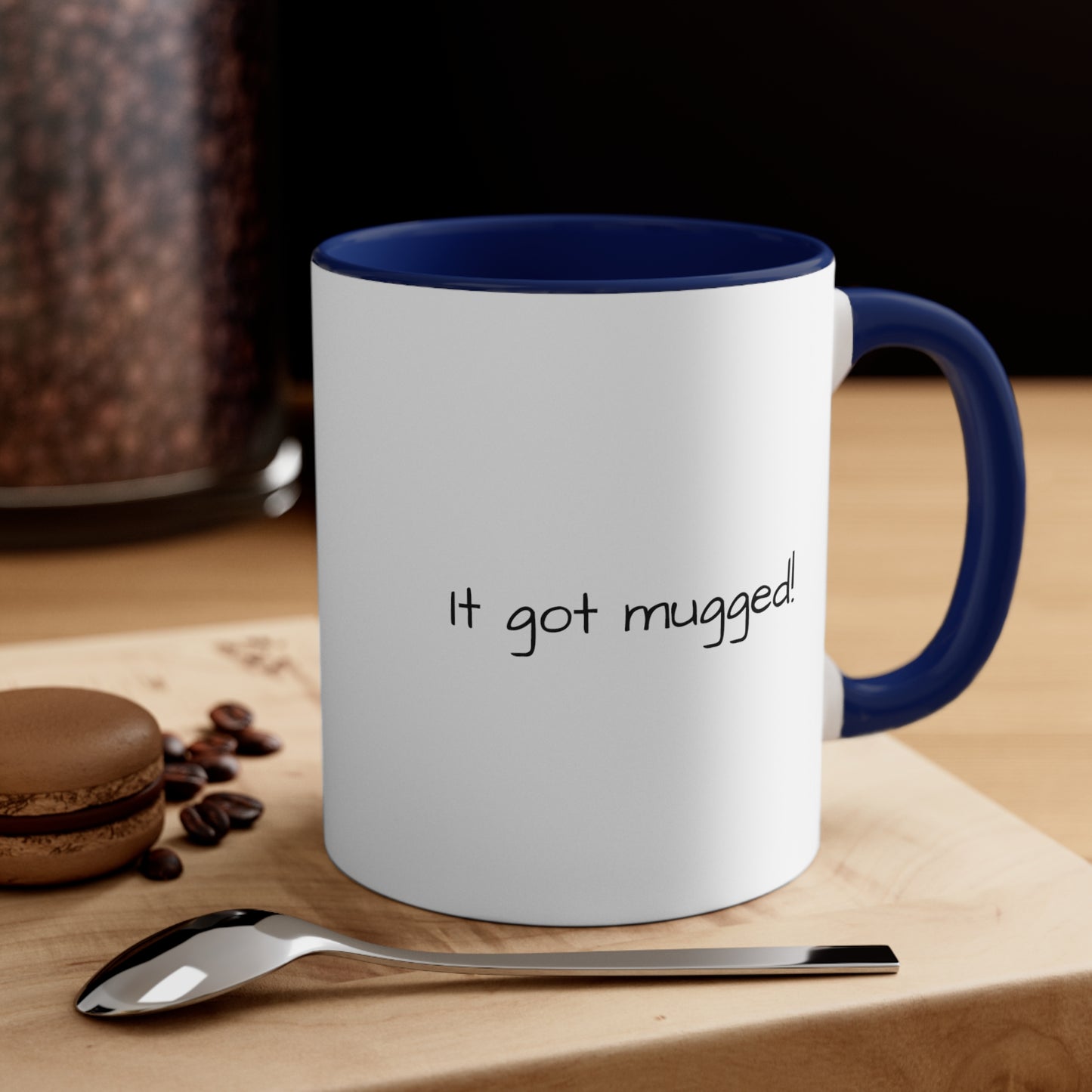 It got Mugged Accent Coffee Mug, 11oz - KNACK