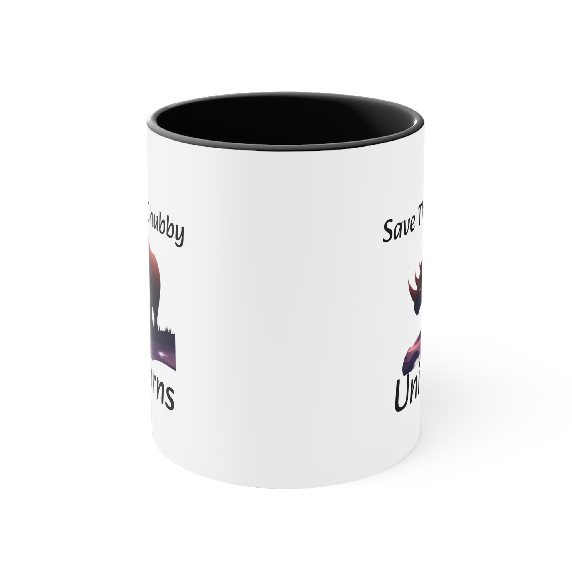 Save the Chubby Unicorns Accent Coffee Mug, 11oz - KNACK