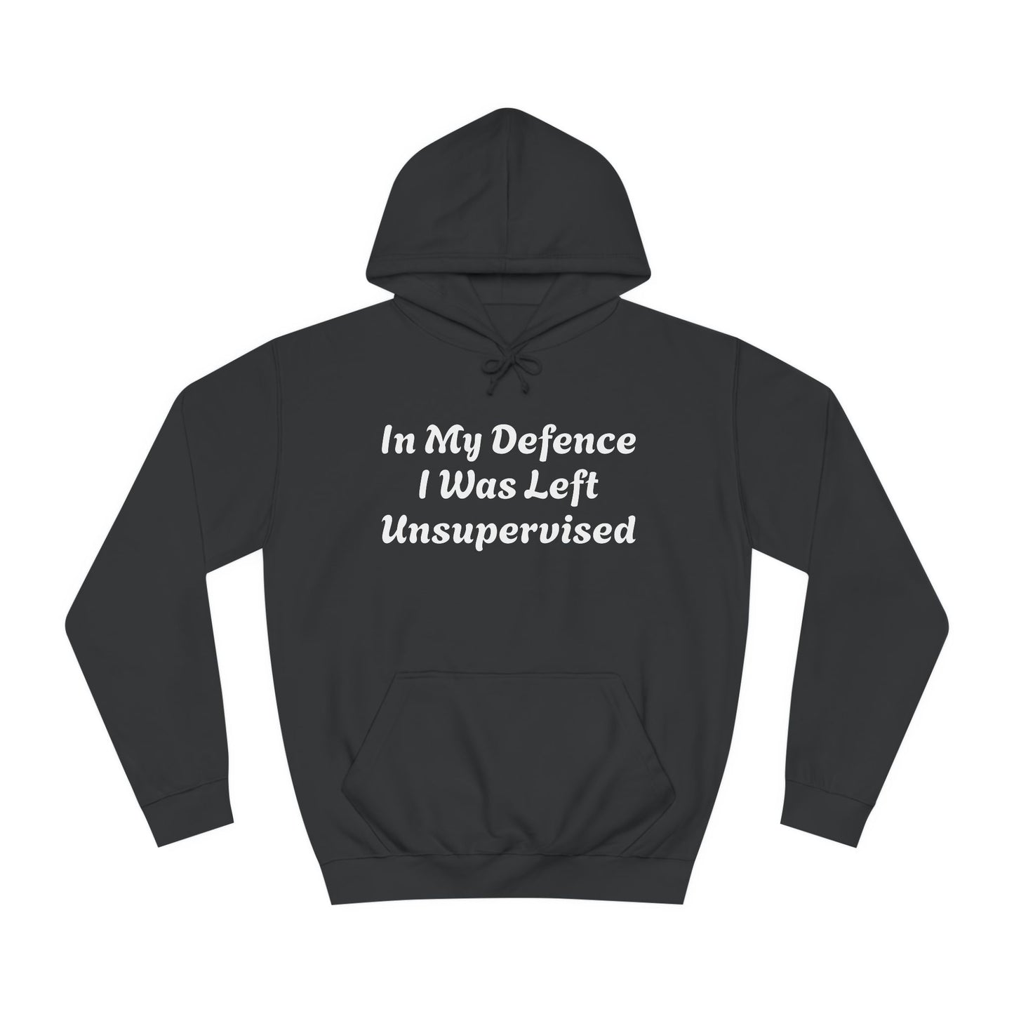 In my Defence I was left Unsupervised Unisex Hoodie