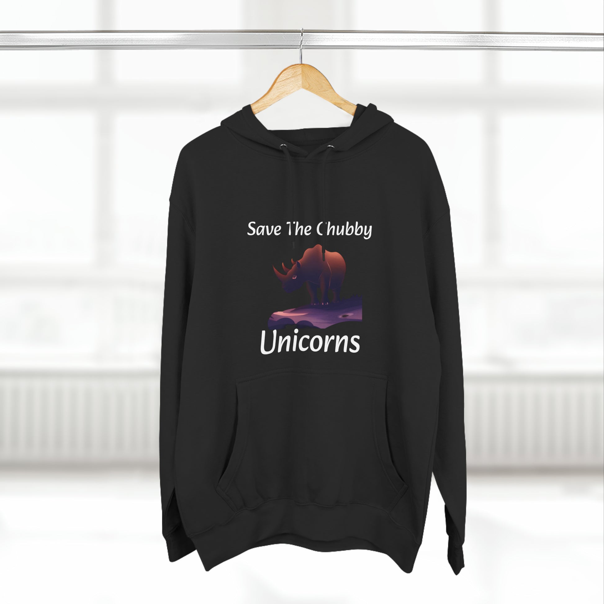 Save the Chubby Unicorns Fleece Lined Unisex Elite Hoodie - KNACK