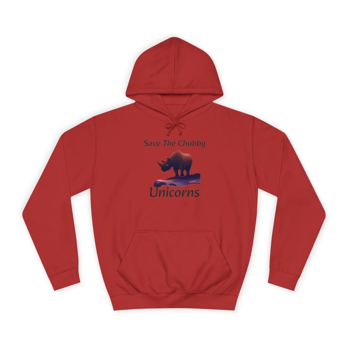 Save the Chubby Unicorns Fleece Lined Unisex Elite Hoodie