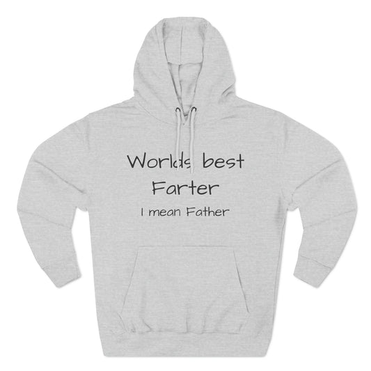 Worlds best farter Three-Panel Fleece Unisex Elite Hoodie - KNACK