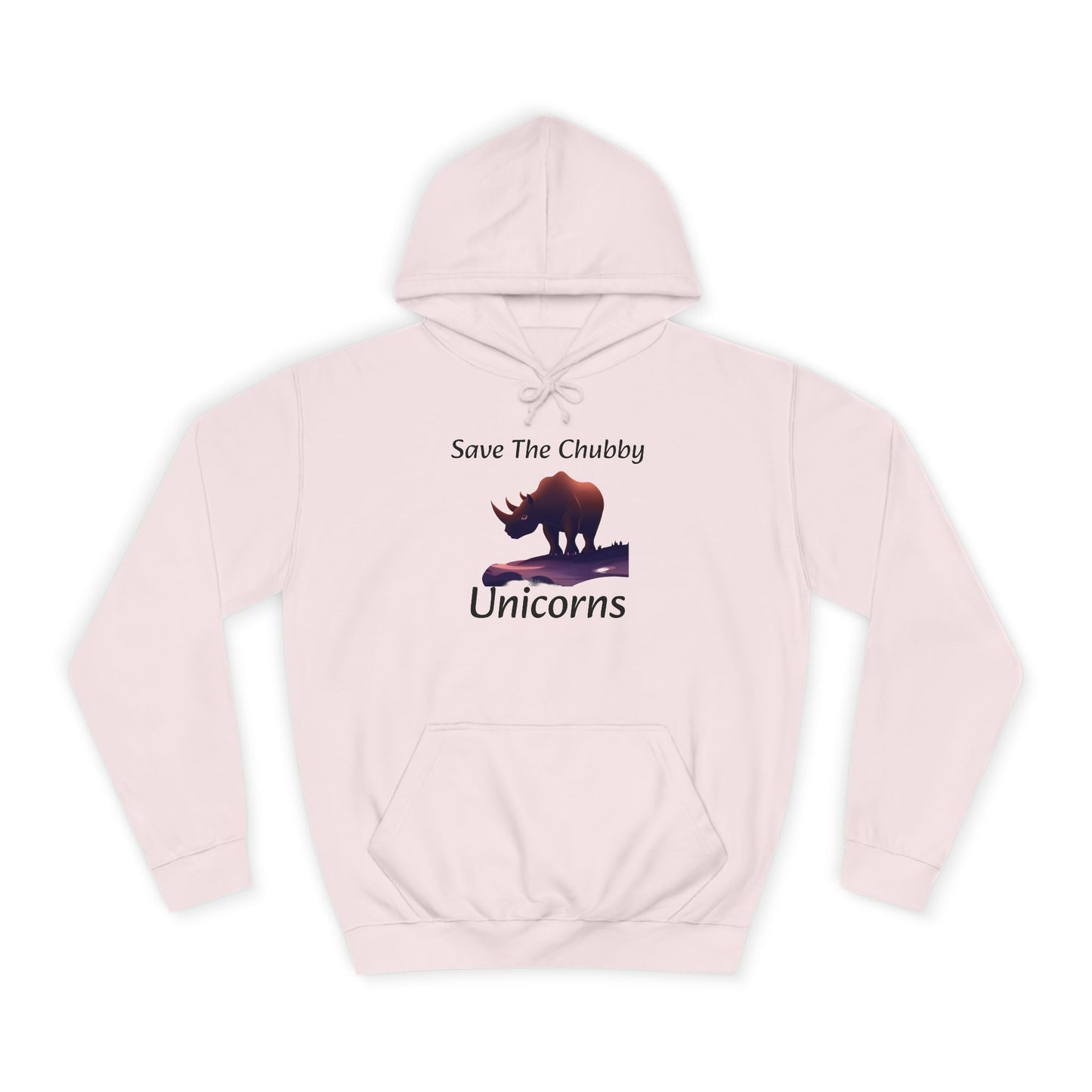 Save the Chubby Unicorns Fleece Lined Unisex Elite Hoodie