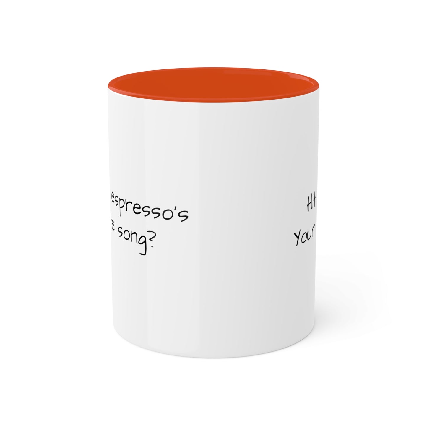What's an espresso's favorite song? Colorful Mugs, 11oz - KNACK