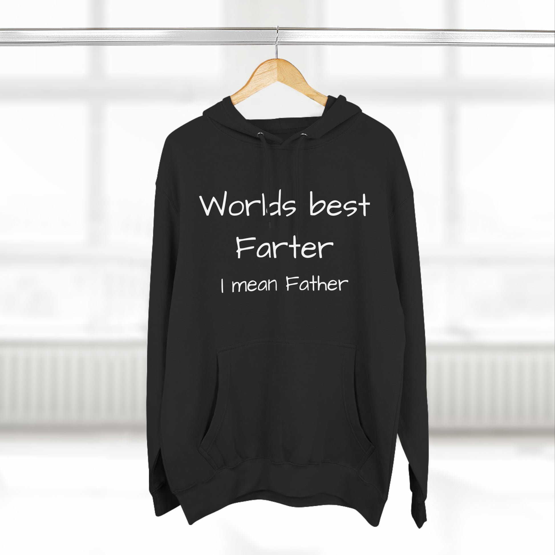 Worlds best farter Three-Panel Fleece Unisex Elite Hoodie - KNACK