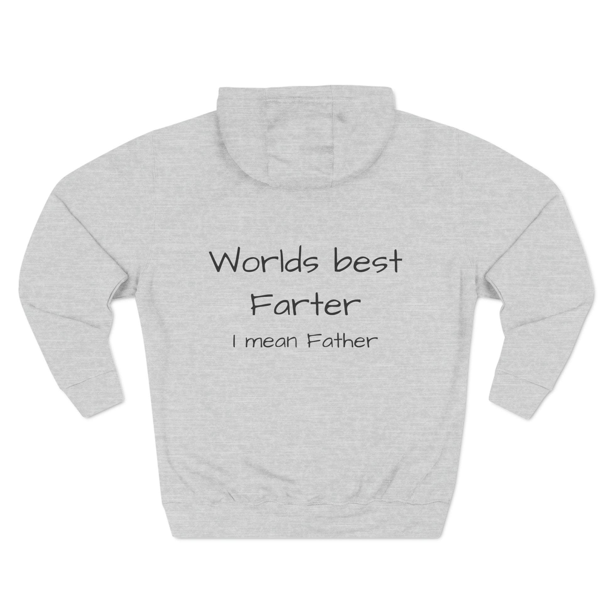 Worlds best farter Three-Panel Fleece Unisex Elite Hoodie - KNACK