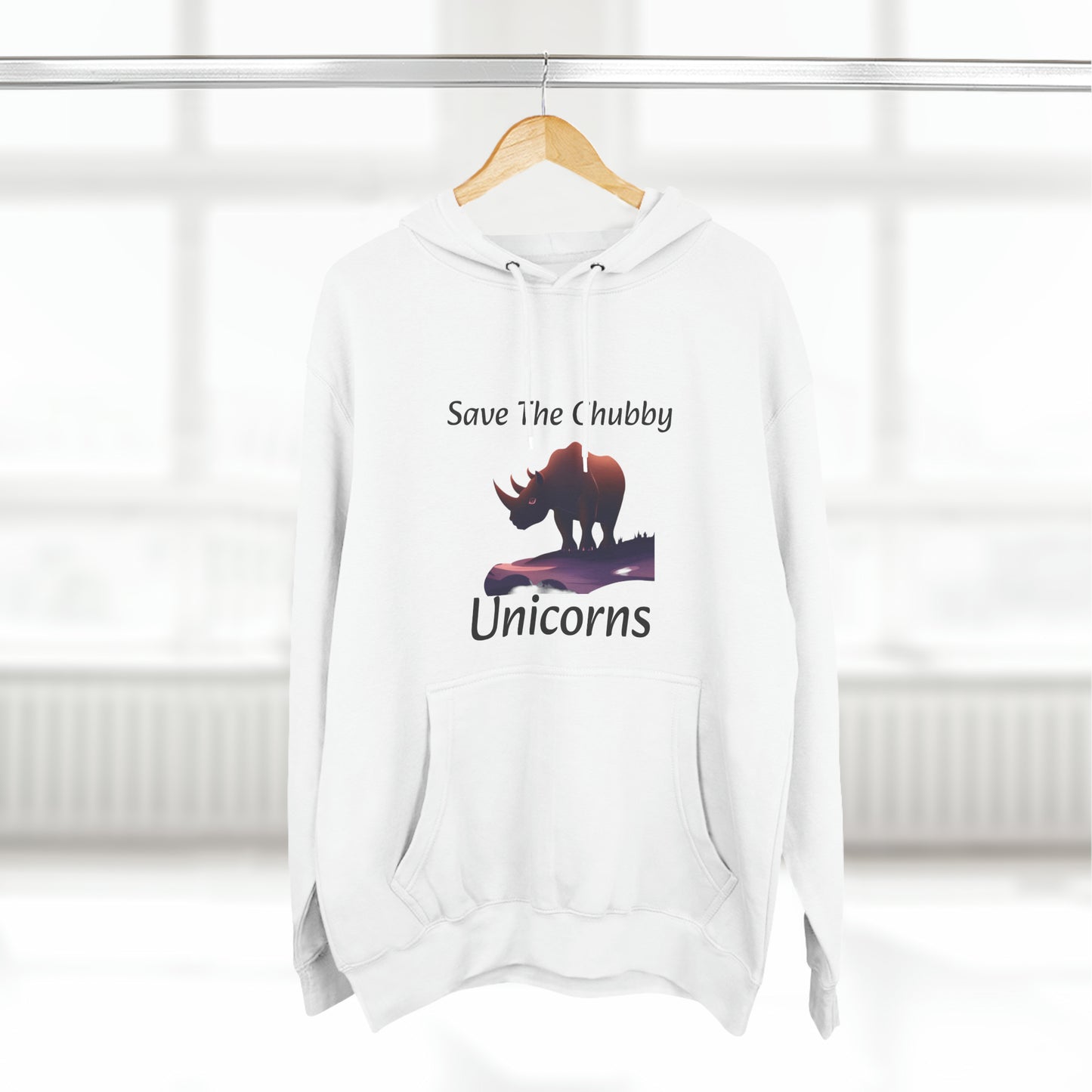 Save the Chubby Unicorns Fleece Lined Unisex Elite Hoodie - KNACK