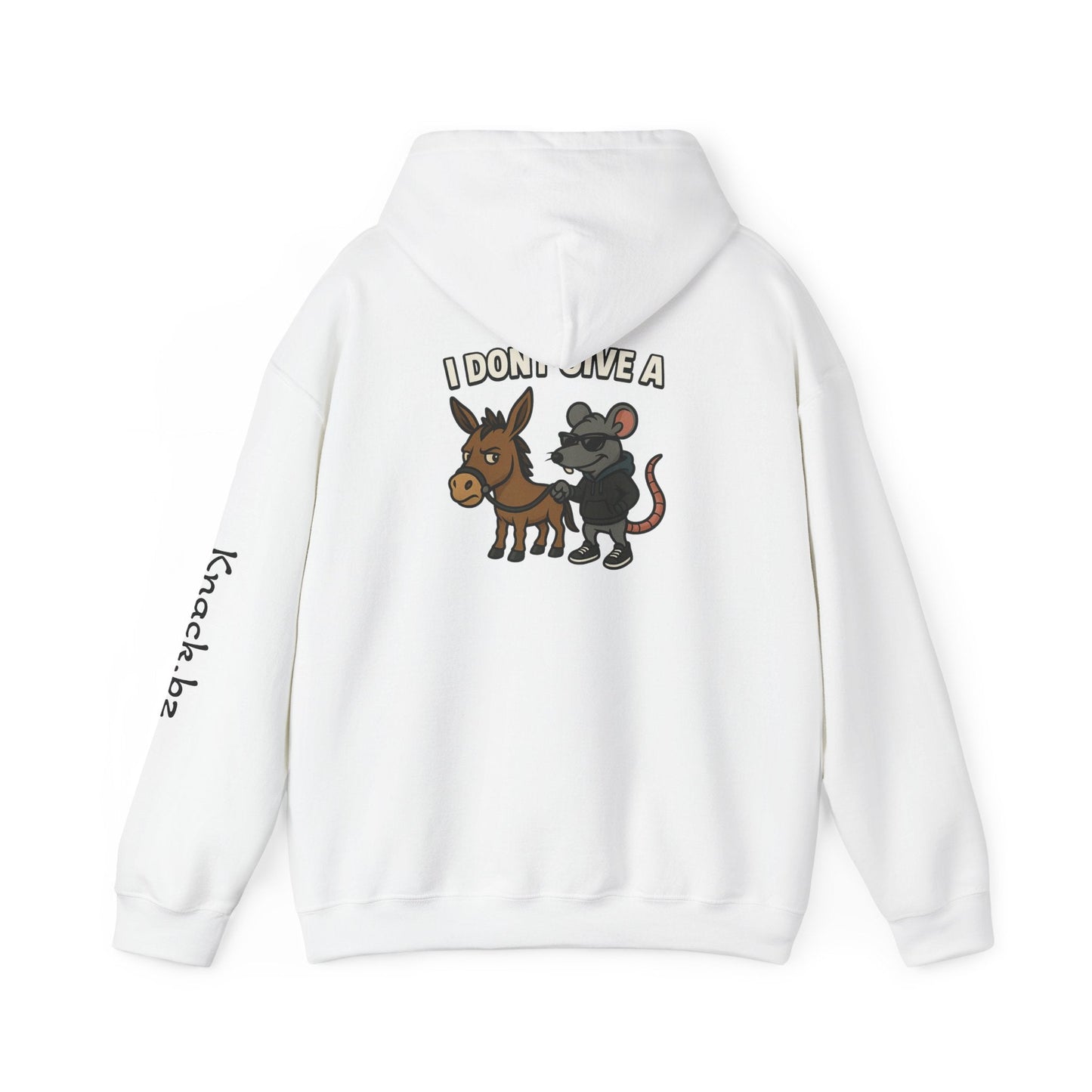 Funny Unisex Hoodie I Don't give a rats ass