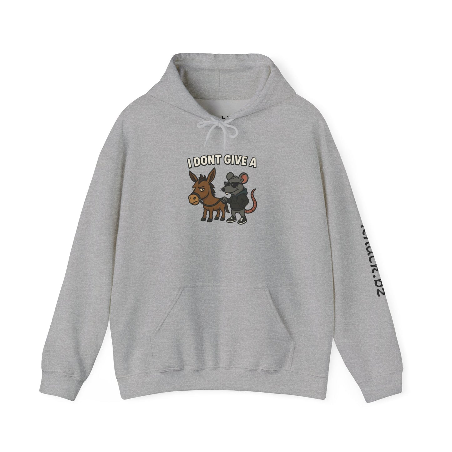 Funny Unisex Hoodie I Don't give a rats ass